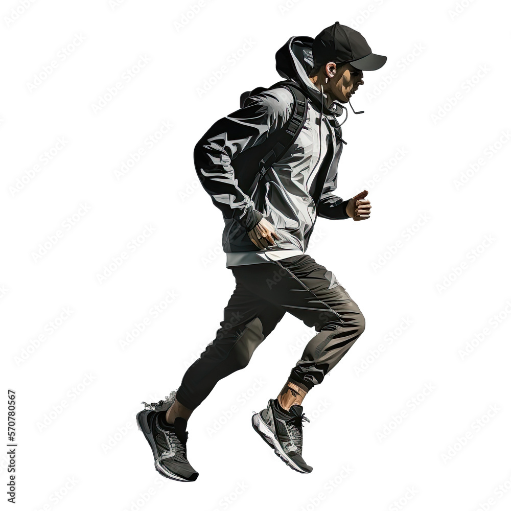 Joggers Design Elements Isolated on Transparent Background: A Graphic Design Masterpiece with Clear Alpha Channel for Overlays in Web Design, Digital Art, and PNG Image Format (generative AI) Joggers Design Elements Isolated on Transparent Background: A Graphic Design Masterpiece with Clear Alpha Channel for Overlays in Web Design, Digital Art, and PNG Image Format (generative AI)