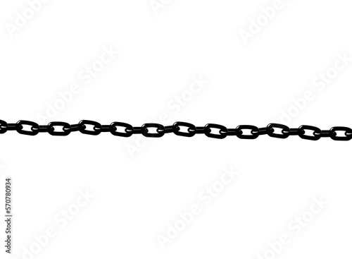 Chain on a transparent background
