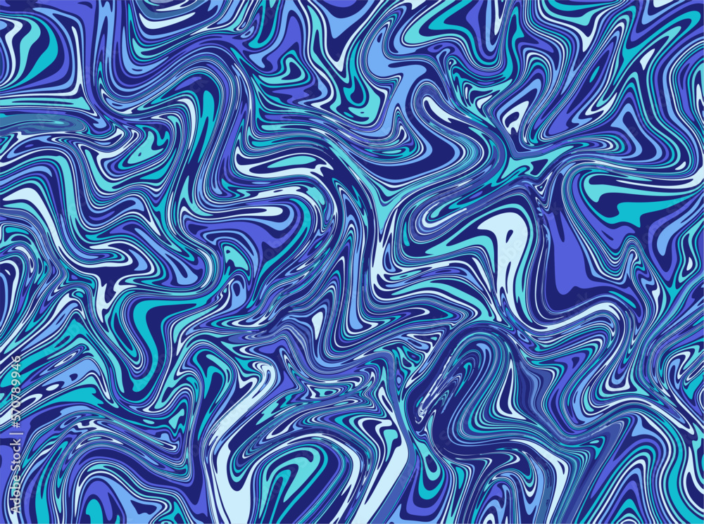Moderrn blue abstract wave line background design