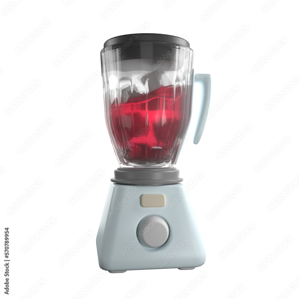Blender juice 3D illustration Blender juice 3D illustration