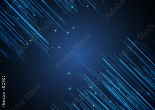 青のライン背景