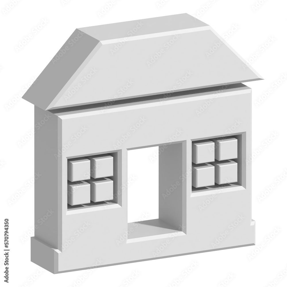3d house icon 3d house icon