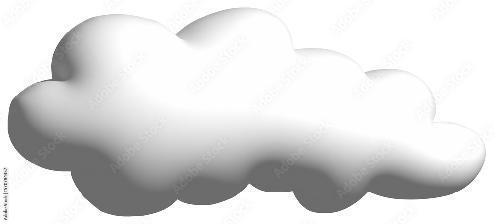 3D cartoon cloud 3D cartoon cloud
