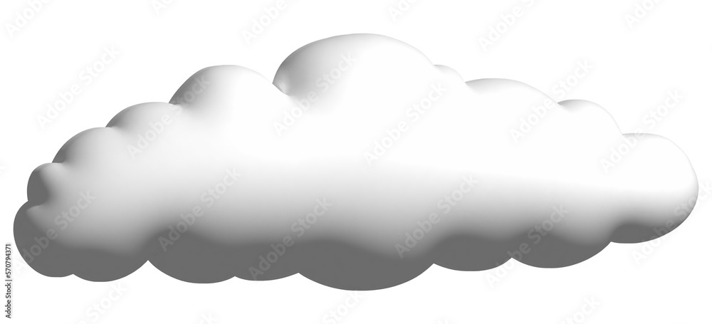 3D cartoon cloud 3D cartoon cloud