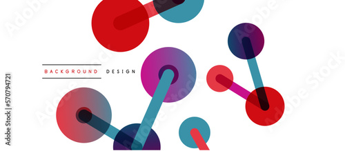 Network concept abstract background. Dots connection. Big data idea. Business template for wallpaper, banner, background or landing