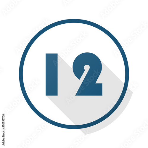Bullet with number 12