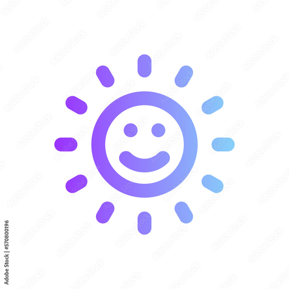 Obraz premium sun gradient icon