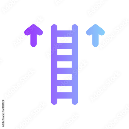 ladder gradient icon