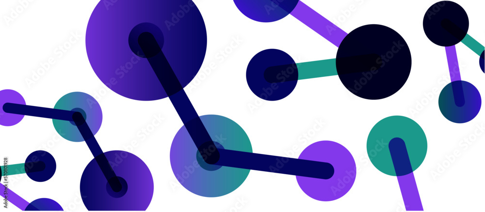 Line points connections geometric abstract background. Circles connected by lines. Trendy techno business template for wallpaper, banner, background or landing Line points connections geometric abstract background. Circles connected by lines. Trendy techno business template for wallpaper, banner, background or landing