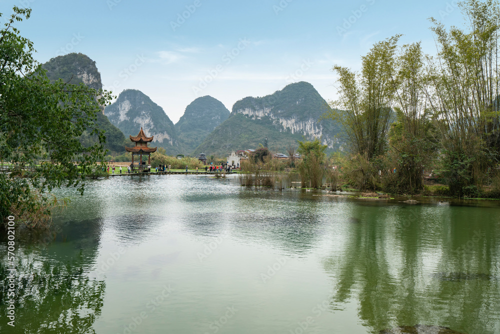 Guangxi Jingxi Equan Natural Scenery Guangxi Jingxi Equan Natural Scenery