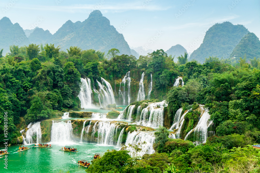 Detian Waterfall in Guangxi, China