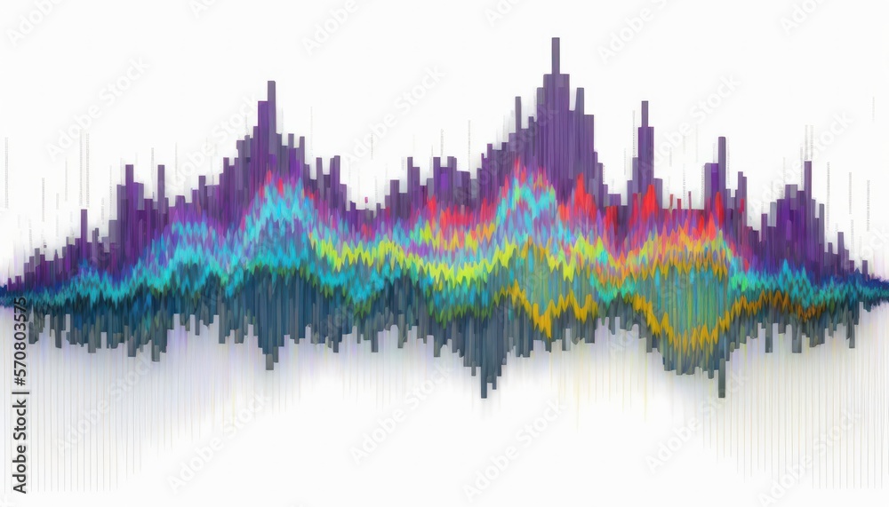 Obraz premium Colorful Wave Wallpaper 07