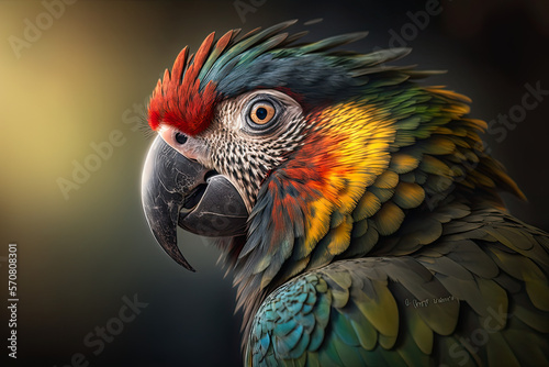 blue and yellow macaw