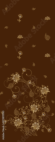 Gold Foil Design with Background