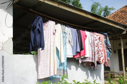 Clothes Drying After Washing To Dry © Mamang Kalem