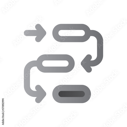 dependencies two tone gradient icon