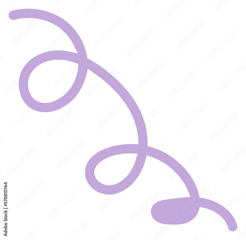 Obraz premium cute pastel hand drawn doodle line element decoration