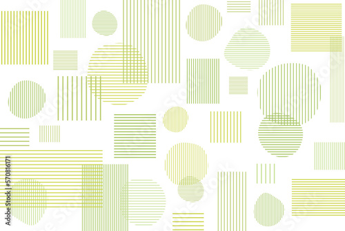 ボーダー模様のイラスト