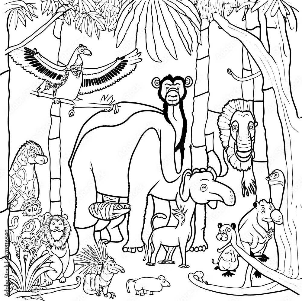Black And White Coloring Pages For Adults Line Art Simple Cartoon black-and-white-coloring-pages-for-adults-line-art-simple-cartoon