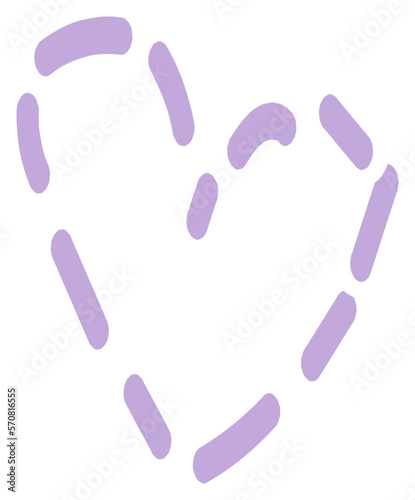 cute pastel hand drawn doodle line element decoration