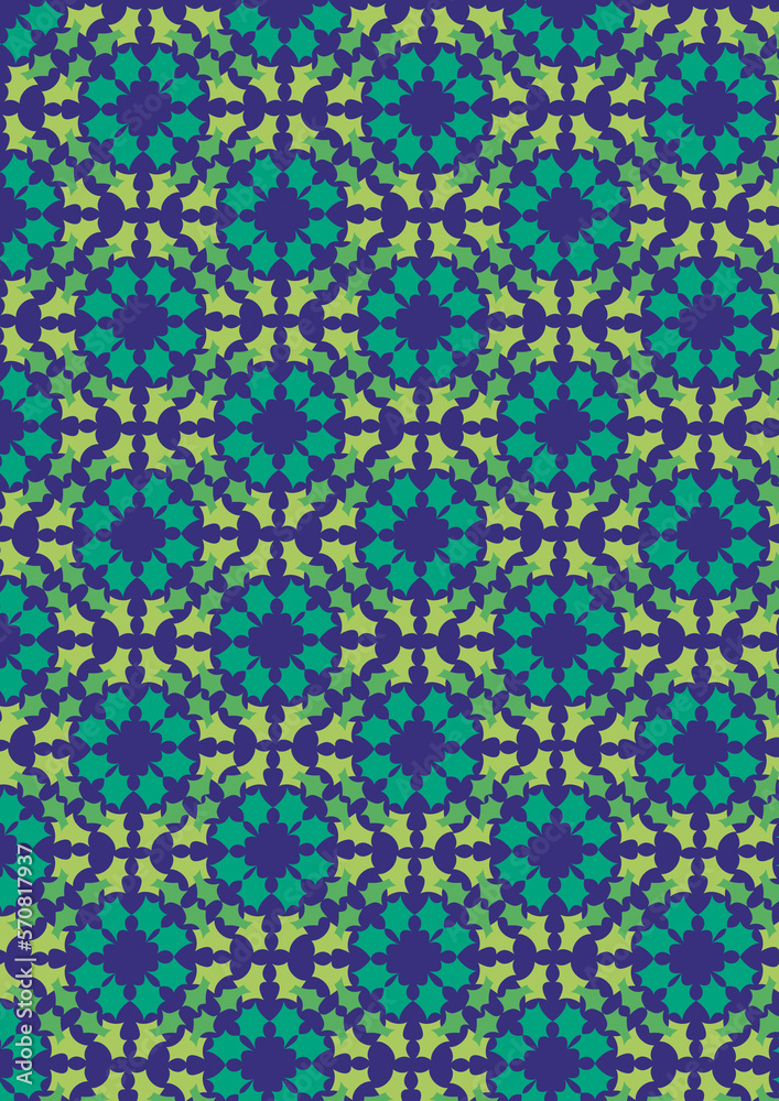 seamless pattern with tiles