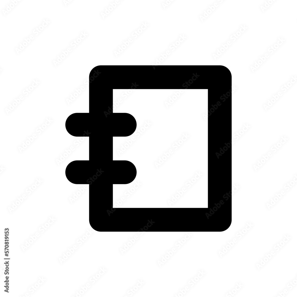 Obraz premium notebook line icon