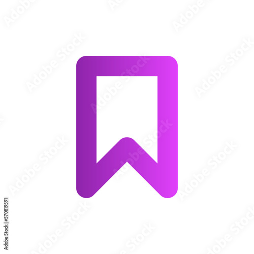 bookmark gradient icon