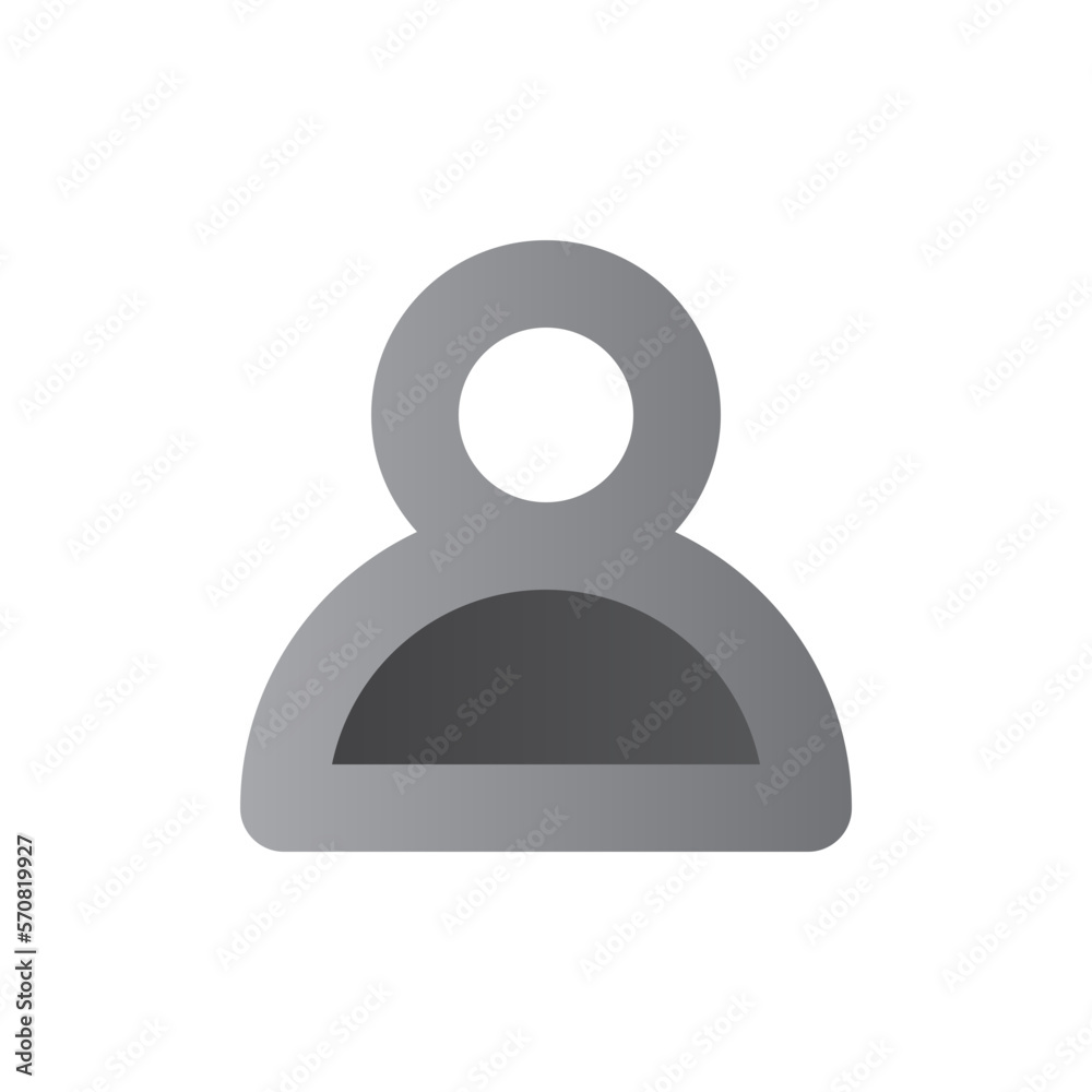 user two tone gradient icon user two tone gradient icon