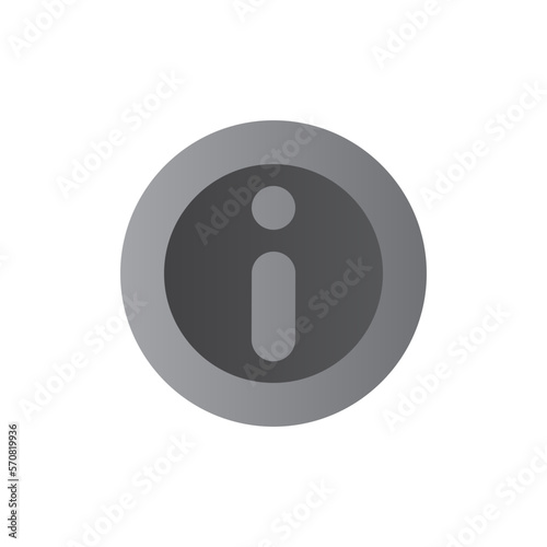 warning two tone gradient icon