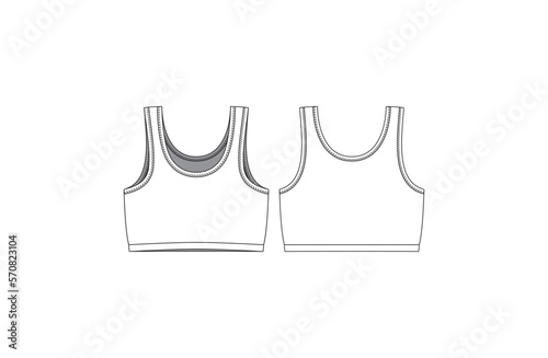 sports and activewear women bra black and white