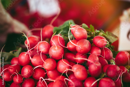 Fresh radish at Farmers' market