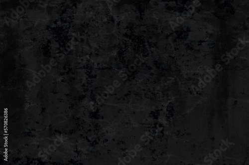 Black concrete street wall background or texture
