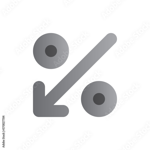 promotion two tone gradient icon