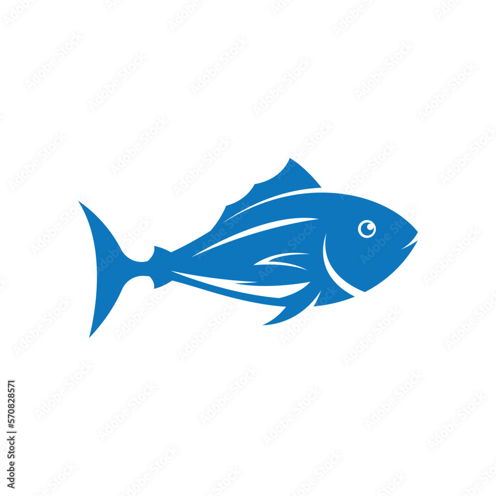 Obraz premium Fish logo images illustration