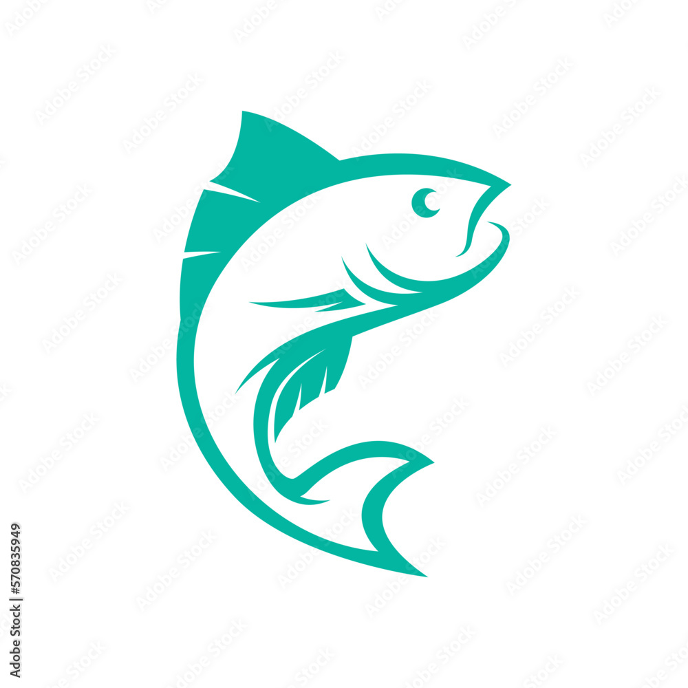 Fototapeta premium Fish logo images illustration