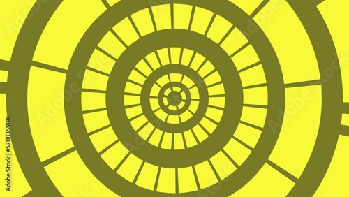 Abstract yellow background with circles	