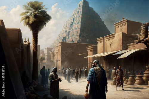 Canvas Print Discovering the Rich Heritage of the Akkadian, Assyrian and Babylonian Civilizat