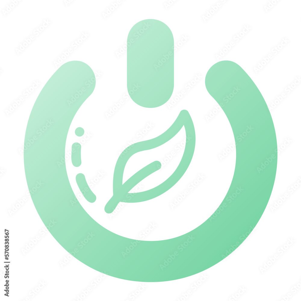 icon ecology power button illustration for web, app, infographic etc icon ecology power button illustration for web, app, infographic etc