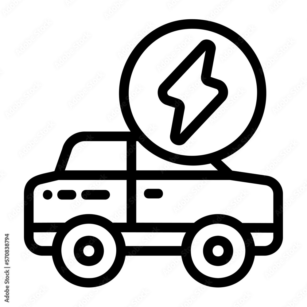 icon ecology electric car illustration for web, app, infographic etc icon ecology electric car illustration for web, app, infographic etc