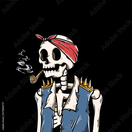 hand drawn skeleton character collection for nft or future games