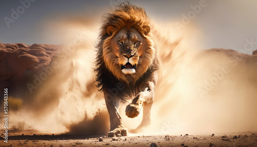 Lion Legendary Creature Symbol of Power and Speed