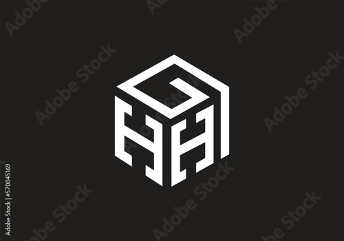 this is hhg logo icon design for your business photo