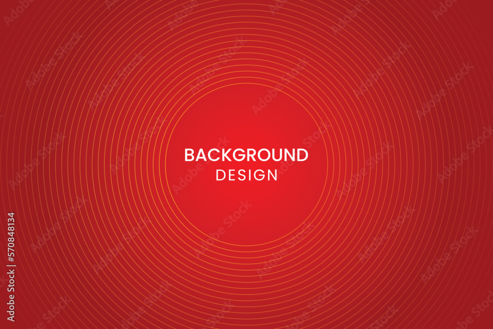 Simple abstract red background with circular lines. Simple abstract red background with circular lines.