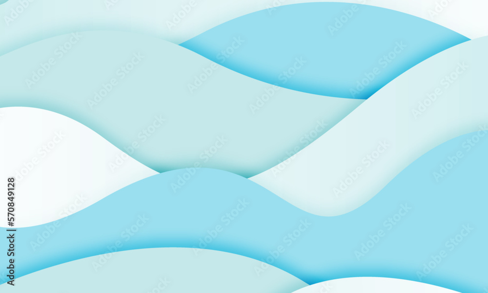 Vector abstract colorful geometric landing wave line page flat background.	
