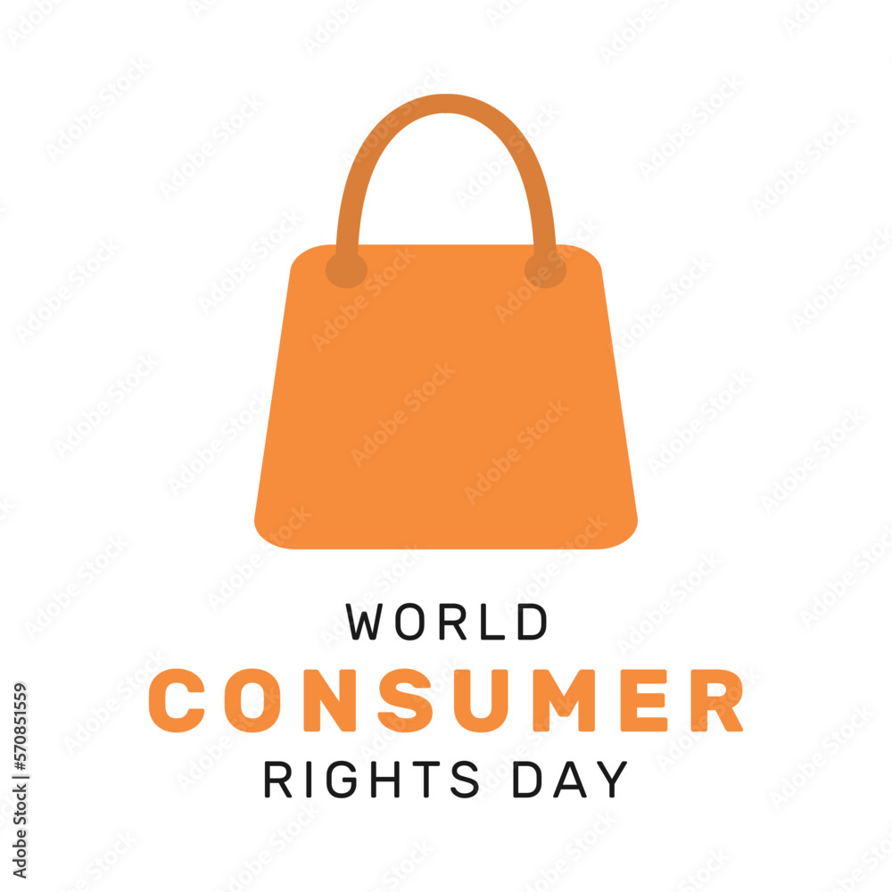 Vector illustration of World Consumer Rights Day. World Consumer Rights Day is celebrated on March 15 annually as a means of raising global awareness about consumer rights and needs Vector illustration of World Consumer Rights Day. World Consumer Rights Day is celebrated on March 15 annually as a means of raising global awareness about consumer rights and needs