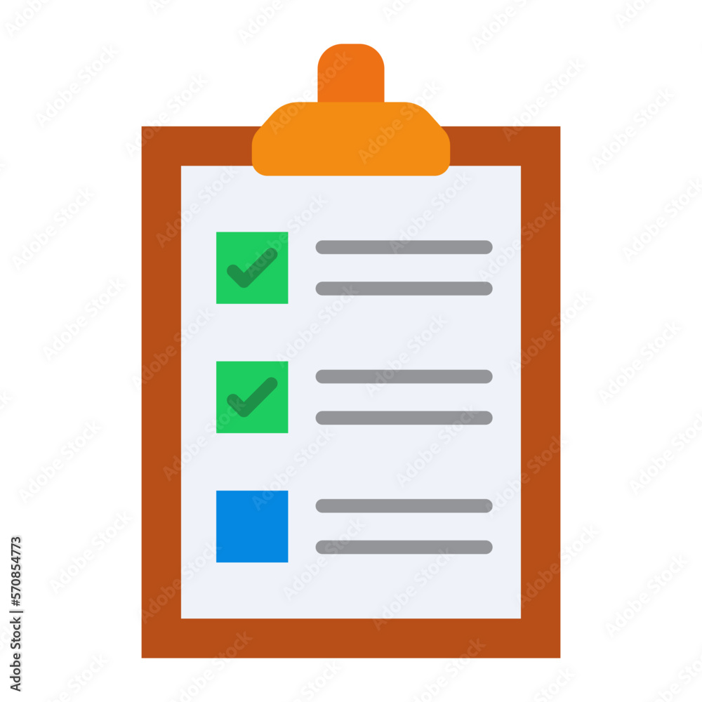 Checklist Flat Icon Checklist Flat Icon