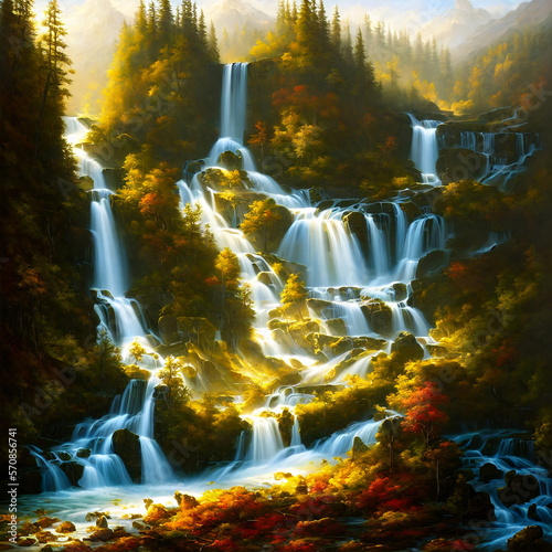 waterfall in the forest