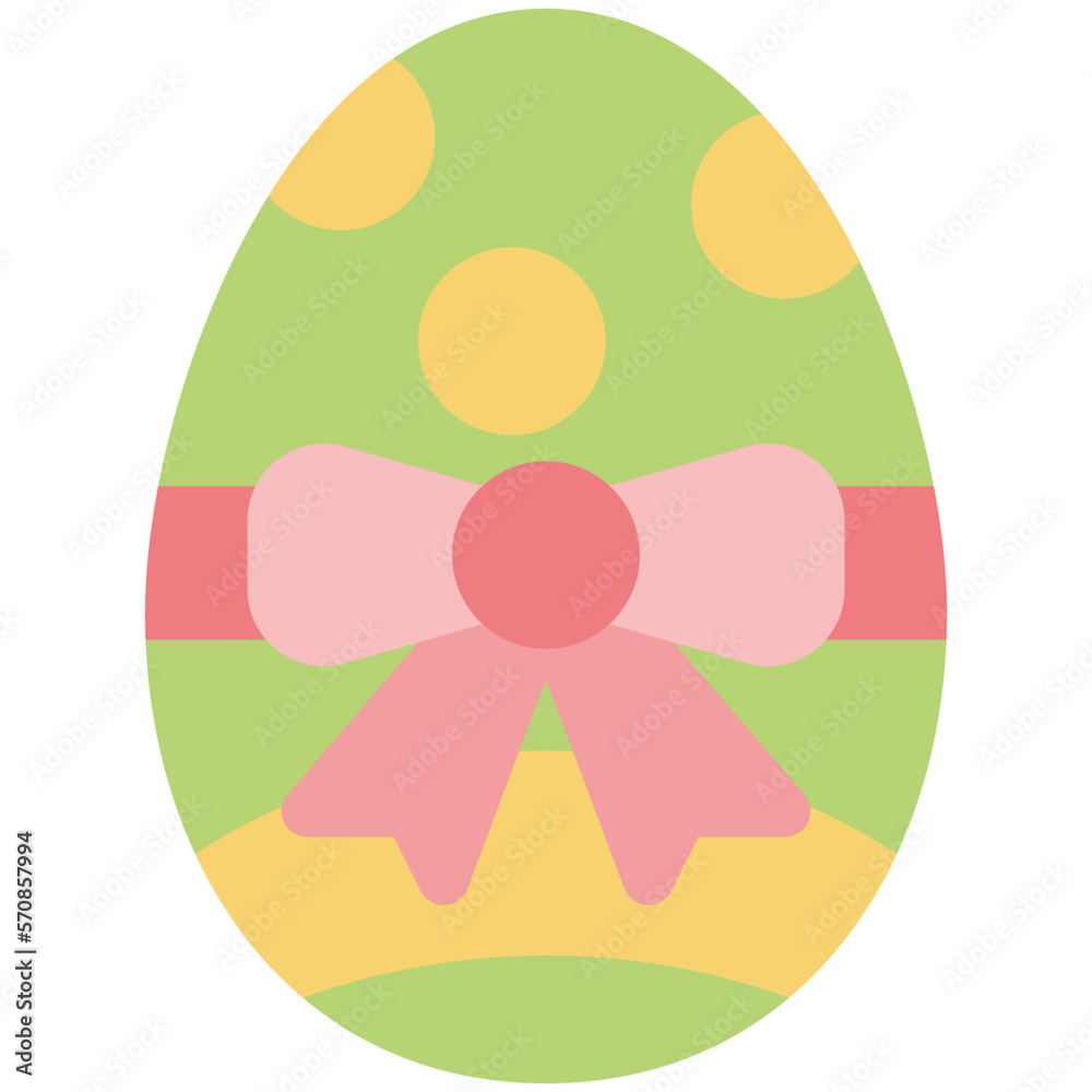 easter egg flat icon easter egg flat icon