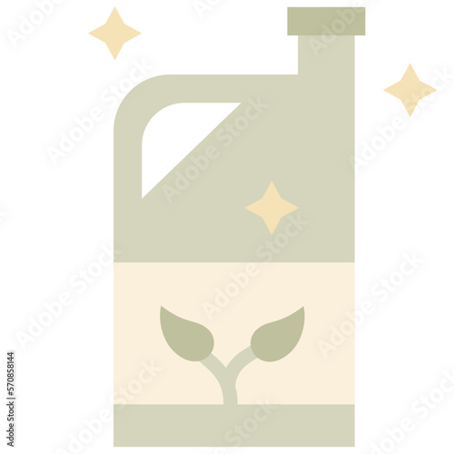 organic ingredient flat icon
