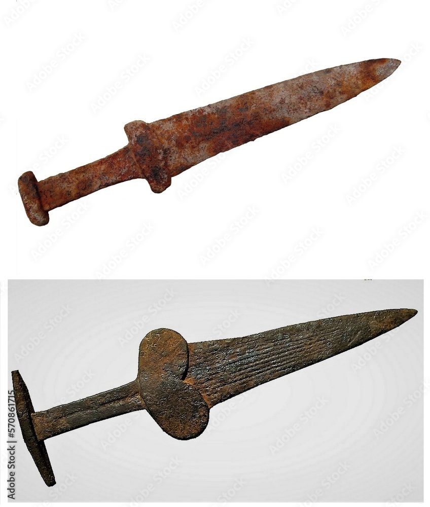 Scythian sword, Scythian dagger of the early Iron Age and bronze arrows from the 3rd-5th centuries BC. on burlap, an ancient Scythian dagger.
armament of the Scythian Scythian sword, Scythian dagger of the early Iron Age and bronze arrows from the 3rd-5th centuries BC. on burlap, an ancient Scythian dagger.
armament of the Scythian